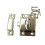 Large Steel cupboard catch 55mm Brass 1