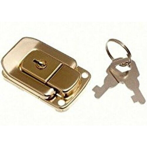 Toggle Catch Small Locking Brass by Ironmongery World