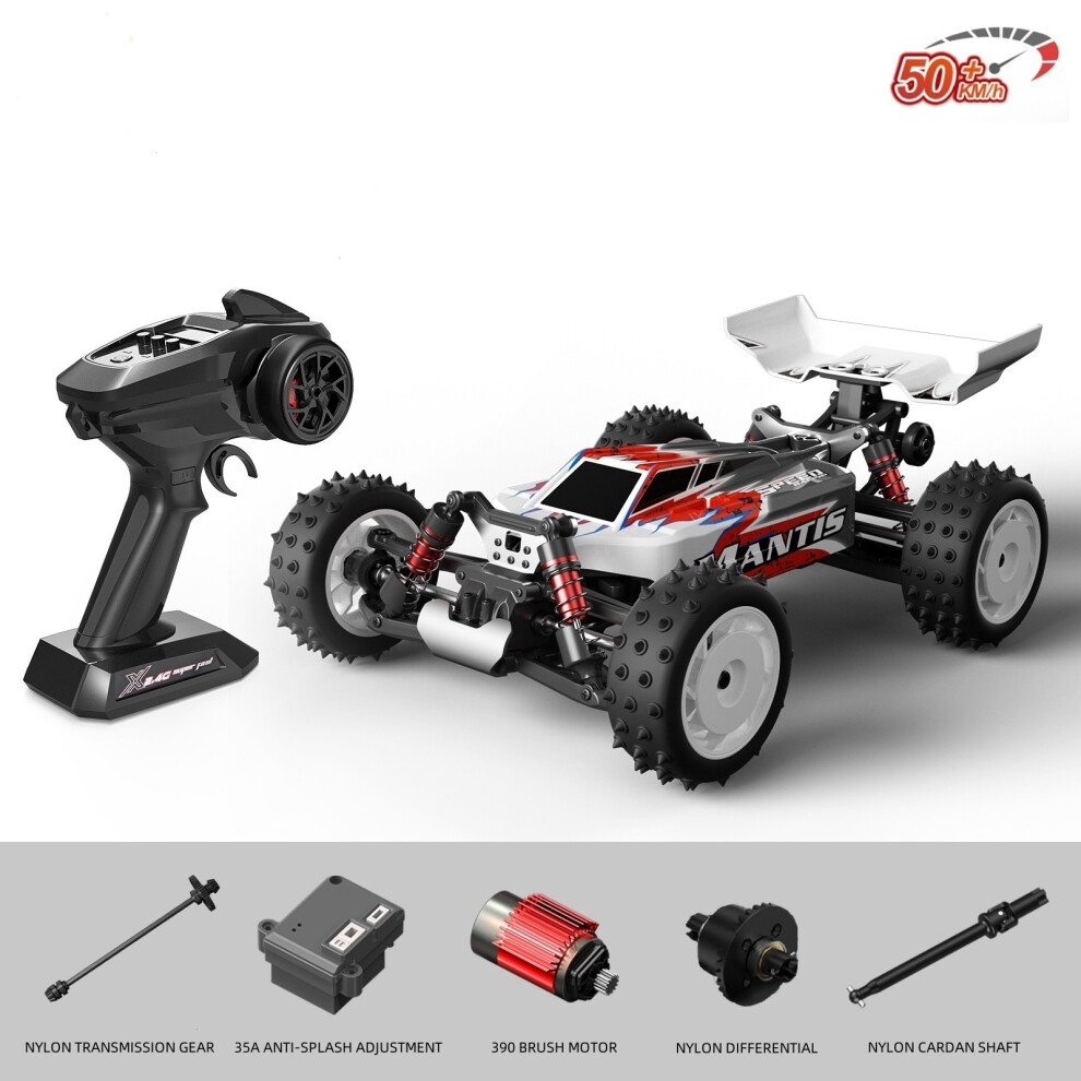 (Red) High-Speed 4Wd Rc Car 50Km/H, 2.4Ghz Drift Truck, Ideal Gift For Racing Enthusiasts Red 123643881789