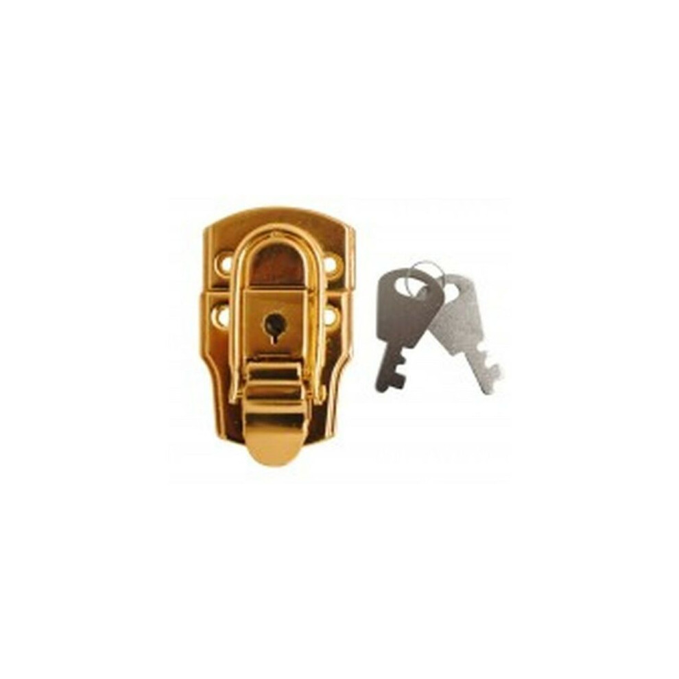 Toggle Catch Large Locking Brass By Ironmongery World 5057067960353