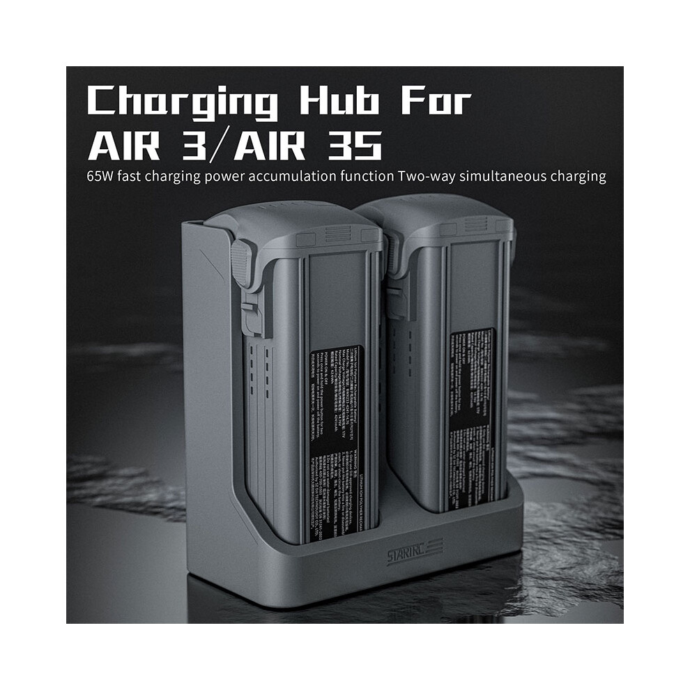 For Dji Air 3/Air 3S Drone Charging Manager Dual-Battery Smart Charger 320997474364