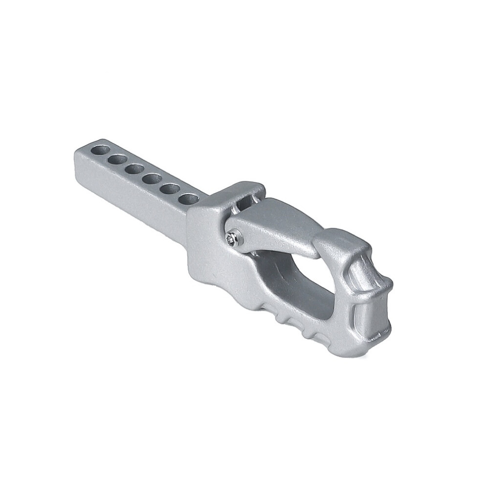 (Silver) For Trx4 Scx10 Km Tank 1/10 1/8 Rc Climbing Car Tail Hook Towing Rescue Hook Silver 320997490364