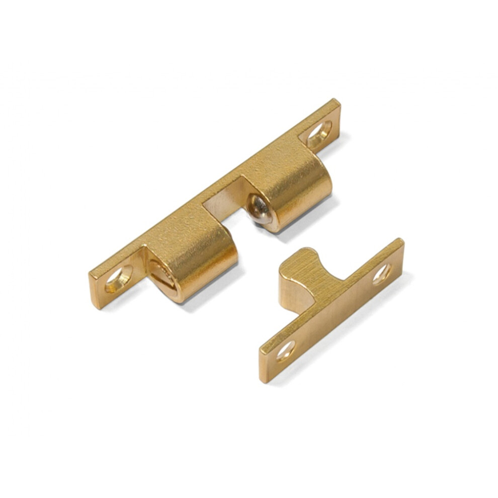 Adjustable Ball Catch 60Mm Polished Brass By Ironmongery World 5057067960551