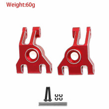 (Red) Alloy Rear Hub Carrier 9050X for Traxxas 1/10 Ford Fiesta ST Rally Buggy