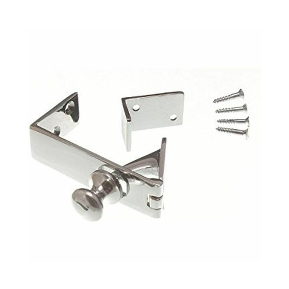 Counter Flap Catch Polished Chrome By Ironmongery World 5057067952884