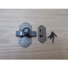 Hand forged Shoot Bolt catch Rustic by Ironmongery World