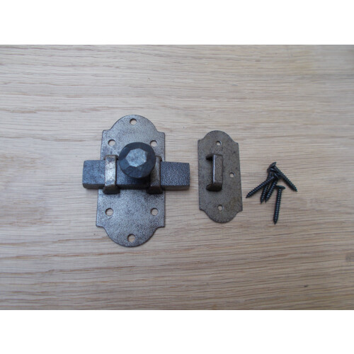 Hand forged Shoot Bolt catch Rustic by Ironmongery World