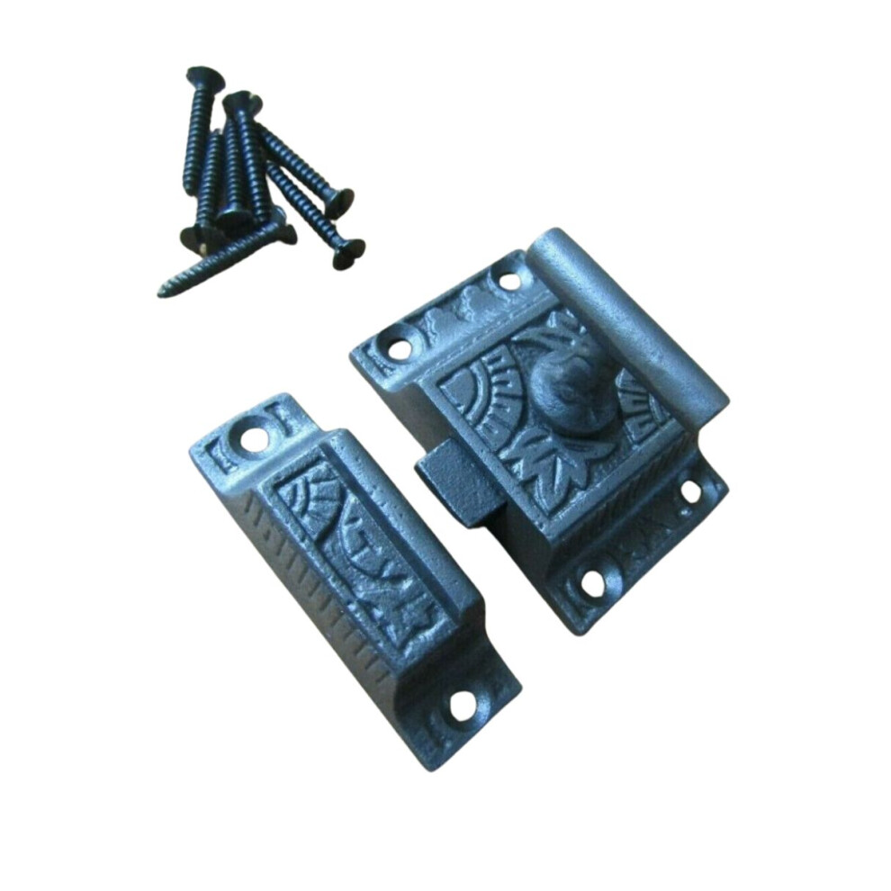 East Lake Cupboard Catch T Pattern Pattern Antique Iron By Ironmongery World 5057067982416