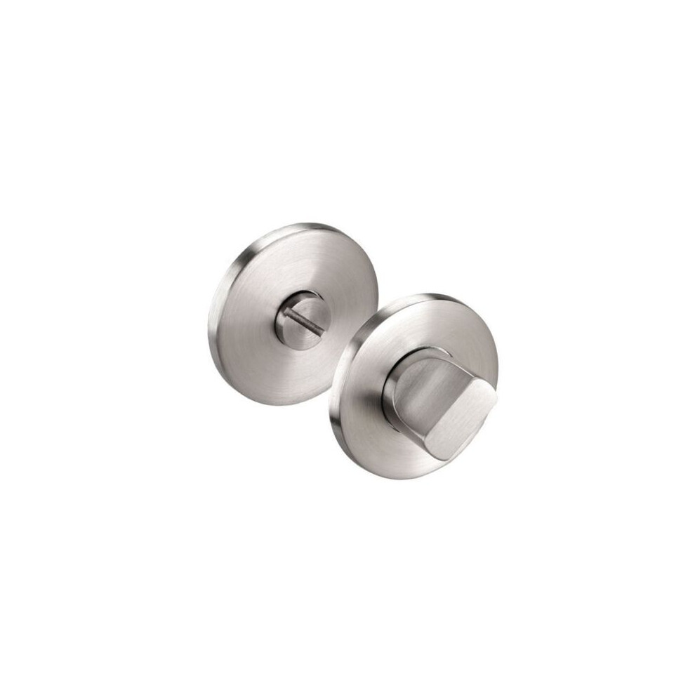 Bathroom Thumb Turn Door Lock Satin Steel By Ironmongery World 5057067944001