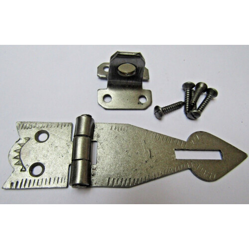 Hasp And Staple Arrow Head Antique Iron