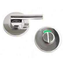 Bathroom Thumb Turn Door lock Polished Steel- Disabled