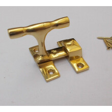 Showcase Fastener Large 50mm Polished Brass by Ironmongery World