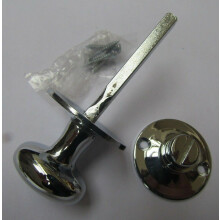 Polished Chrome Oval Thumbturn For Bathroom Handles by Ironmongery World