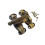 Cupboard tee catch Antique Brass 1