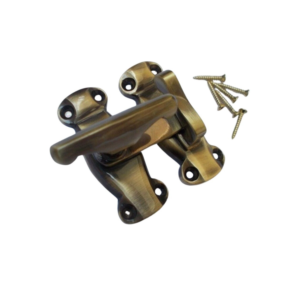 Cupboard Tee Catch Antique Brass By Ironmongery World 5057067960247