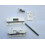 Bathroom door indicator Satin Aluminium 1