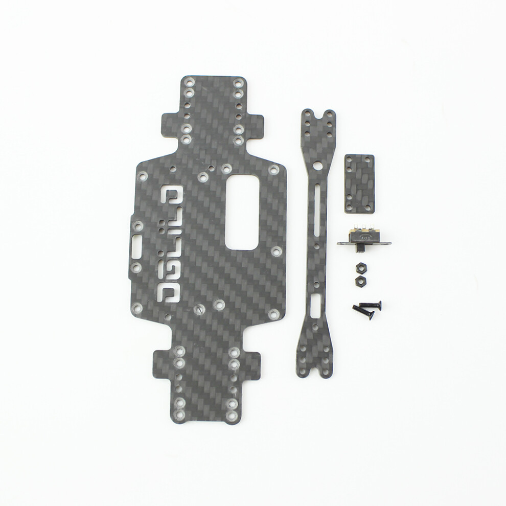 For Wltoys K969 K979 K989 P929 Rc Car Carbon Fiber Chassis Upgrade Parts 320997493914