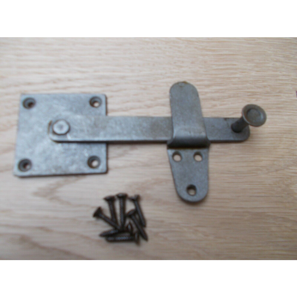 Industrial Door Catch Latch Antique Iron By Ironmongery World 5057067569112