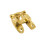 Showcase Fastener Small 45mm Polished Brass 1