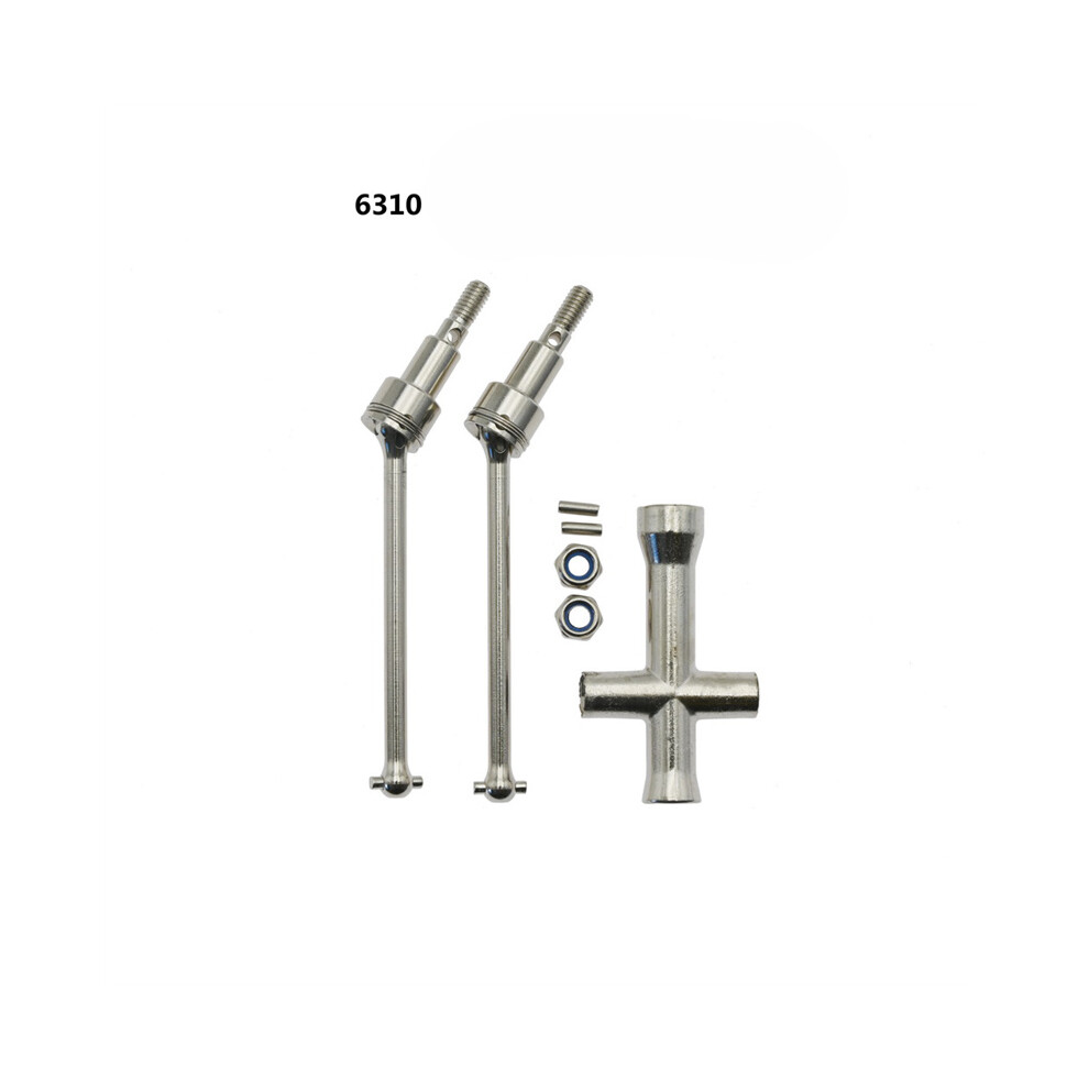 (Front Axle) Metal Front And Rear Drive Shaft Cvd For Scy 16101 16102 16103 16201 Upgrade Parts 320997485735