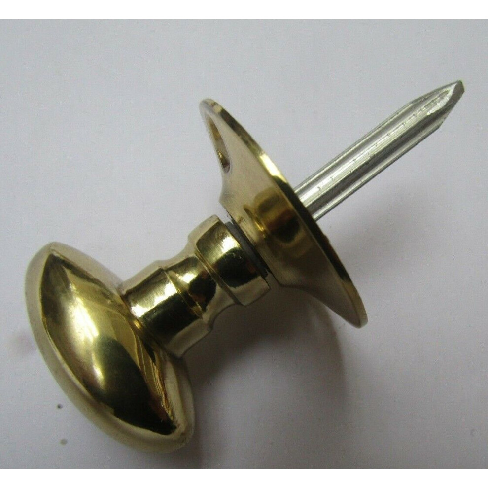 Polished Brass Oval Thumbturn Only By Ironmongery World 5055979724896