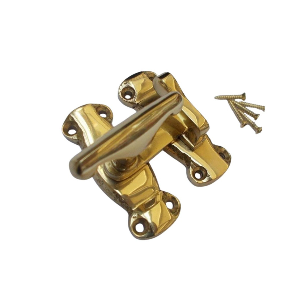 Cupboard Tee Catch Polished Brass By Ironmongery World 5057067960254