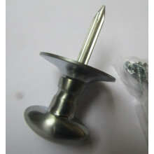 Satin Chrome Oval Thumbturn Only
