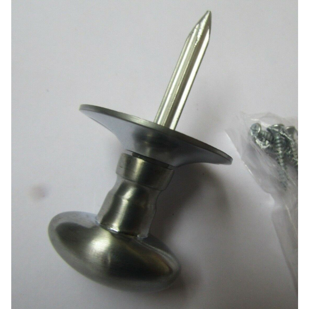 Satin Chrome Oval Thumbturn Only By Ironmongery World 5057067890698