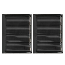 2PcsSet115mA/2VPolySolarPanel50x38mmColorAsPic