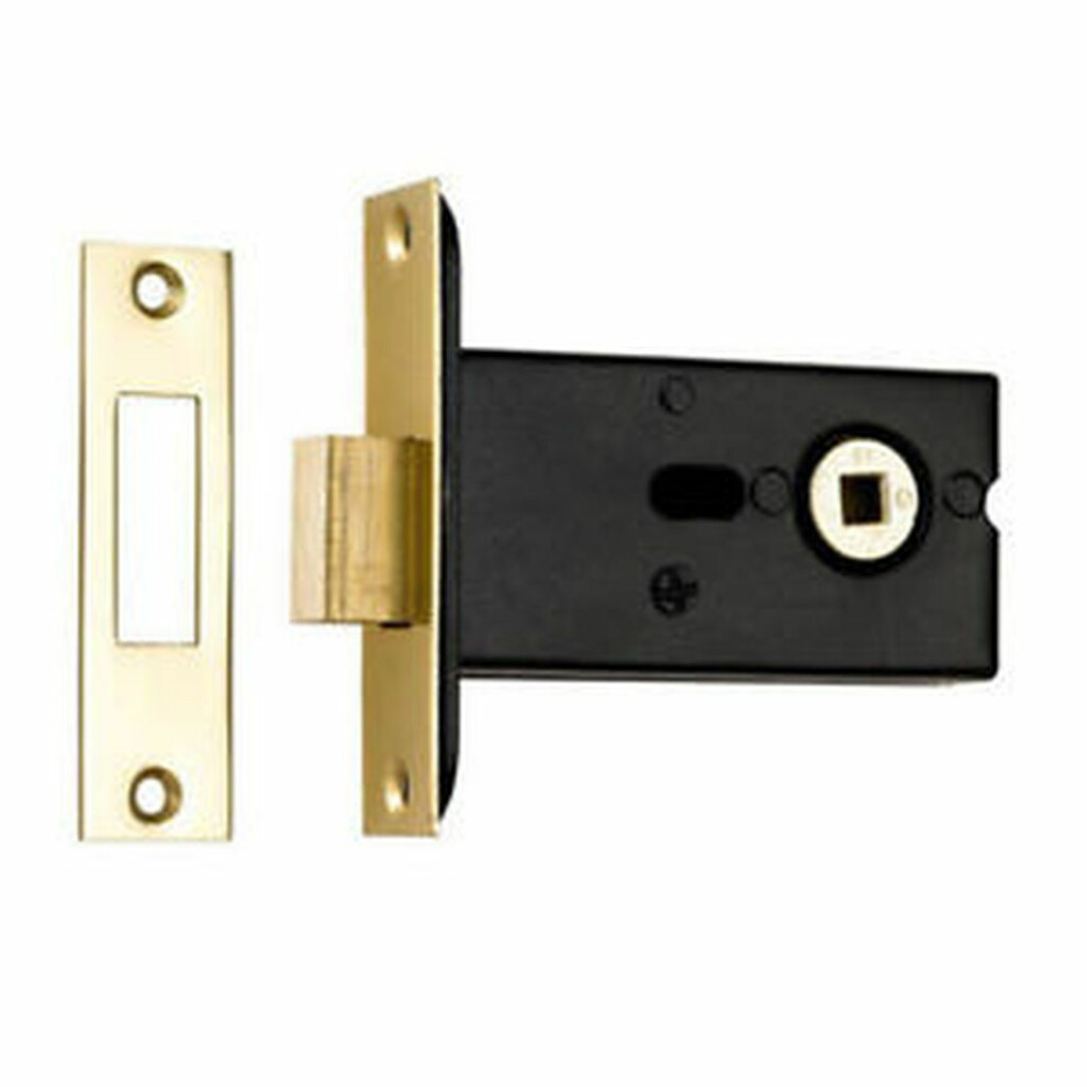 Bathroom Door Dead Bolt Brass By Ironmongery World 5057067991005