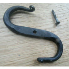 Shutter Dog Swivel Catch Black Wax by Ironmongery World