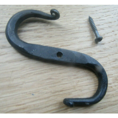 Shutter Dog Swivel Catch Black Wax