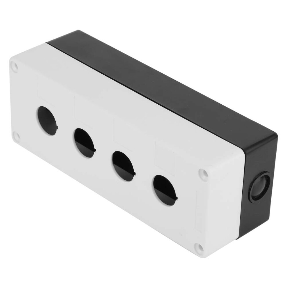 White Waterproof Enclosure Case For 22Mm Push Button Switch With Four Holes Bx4 8451393809275