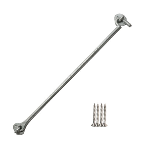 Ironmongery World Plain Cast Iron Metal Cabin Hook