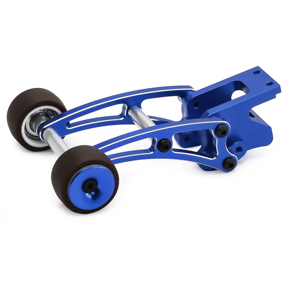 (Red) 1/14 Rc Car Upgraded Parts Luminium Wheelie Bar Wheel For Mjx 14209 14210 Red 123643867011