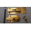 Bathroom door indicator Gold Anodised Aluminium 1
