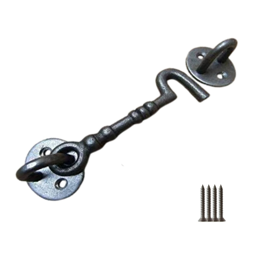 4" Knotted Cast Iron Cabin Hook By Ironmongery World 5057067955540