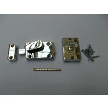 Bathroom door Indicator bolt Polished Chrome by Ironmongery World