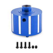 (Blue) Aluminum Differential Case Housing for ARRMA 1/5 KRATON OUTCAST ARA310937 RC Car