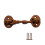 4" knotted Cast Iron Cabin Hook Rust by Ironmongery World 1