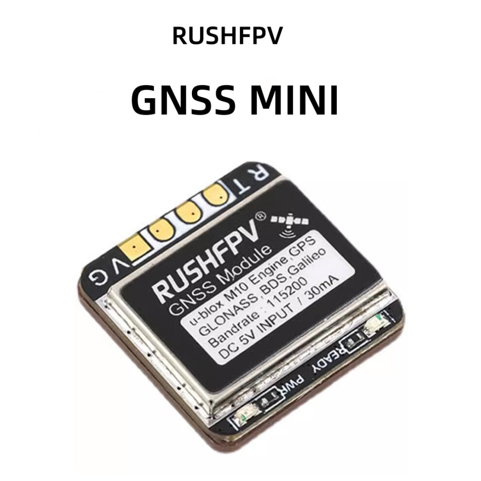 Rushfpv Gnss Mini M10 Ubx Nmea Dual Protocol Gps Module Built-In Ceramic Antenna 320997490951
