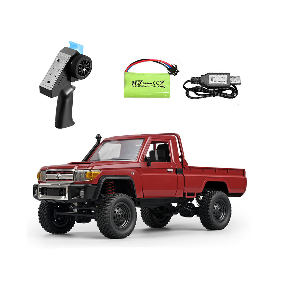 (Red) For Mn82 1:12 Full Scale Rtr Car Toy 2.4G 4Wd Off-Road Remote Control Car Truck Red 320997498124