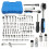 108PCS Drive Ratchet Set 1/2 1/4 Socket Mechanics Tool Kit CR-V Chrome 2
