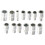 108PCS Drive Ratchet Set 1/2 1/4 Socket Mechanics Tool Kit CR-V Chrome 5
