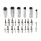 108PCS Drive Ratchet Set 1/2 1/4 Socket Mechanics Tool Kit CR-V Chrome 6