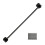 24" Steel Wire Cabin Hook Catch Black 1