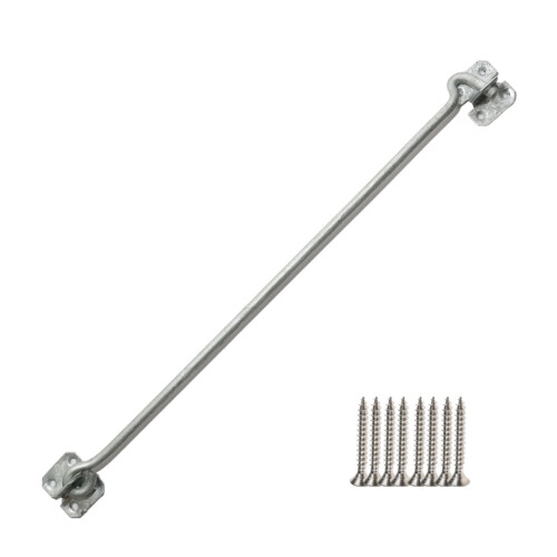 18" Steel Wire Cabin Hook Catch Zinc
