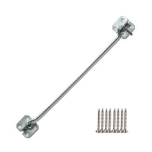 12" Steel Wire Cabin Hook catch Zinc by Ironmongery World