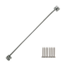 24" Steel Wire Cabin Hook Catch Zinc by Ironmongery World