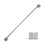 24" Steel Wire Cabin Hook Catch Zinc 1